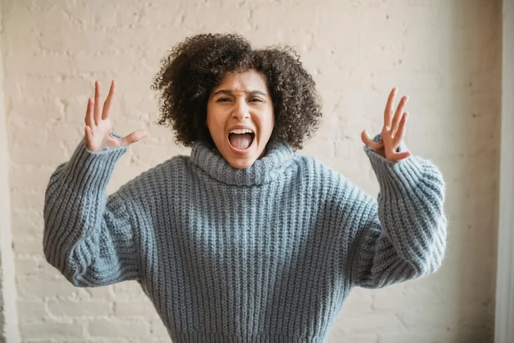 Woman feeling exhausted from blood sugar fluctuations